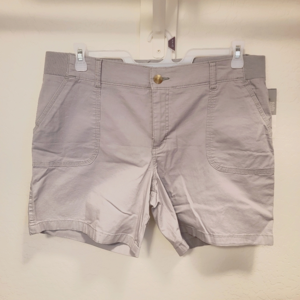 Lee Riders Midrise Shorts - Gray 16M
